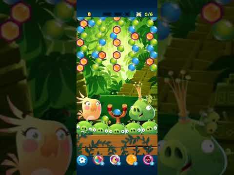 Angry birds pop bubble shooter HARD LEVEL 192 NO BOOSTER