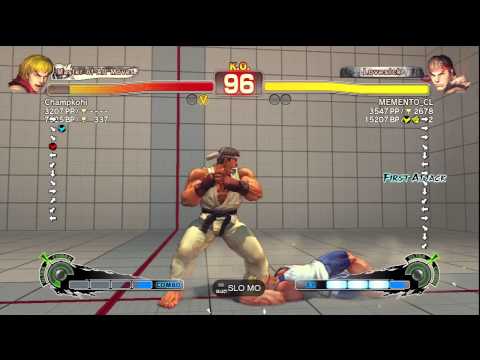 SSF4 AE: Champkohi (Ken) vs MEMENTO_CL (Ryu)