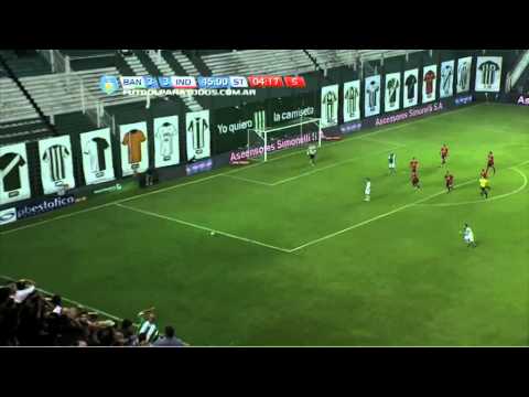 Palo de Noir. Banfield - Independiente. Fecha 28. Torneo Primera B Nacional.