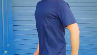 5.11 Tactical T-Shirt Professionale Con Tasca 71307 - Fire Navy - Cotone Morbido E Resistente