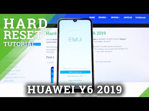 Hard Reset Huawei Y6 (2019) - Remove All User Data & Customization