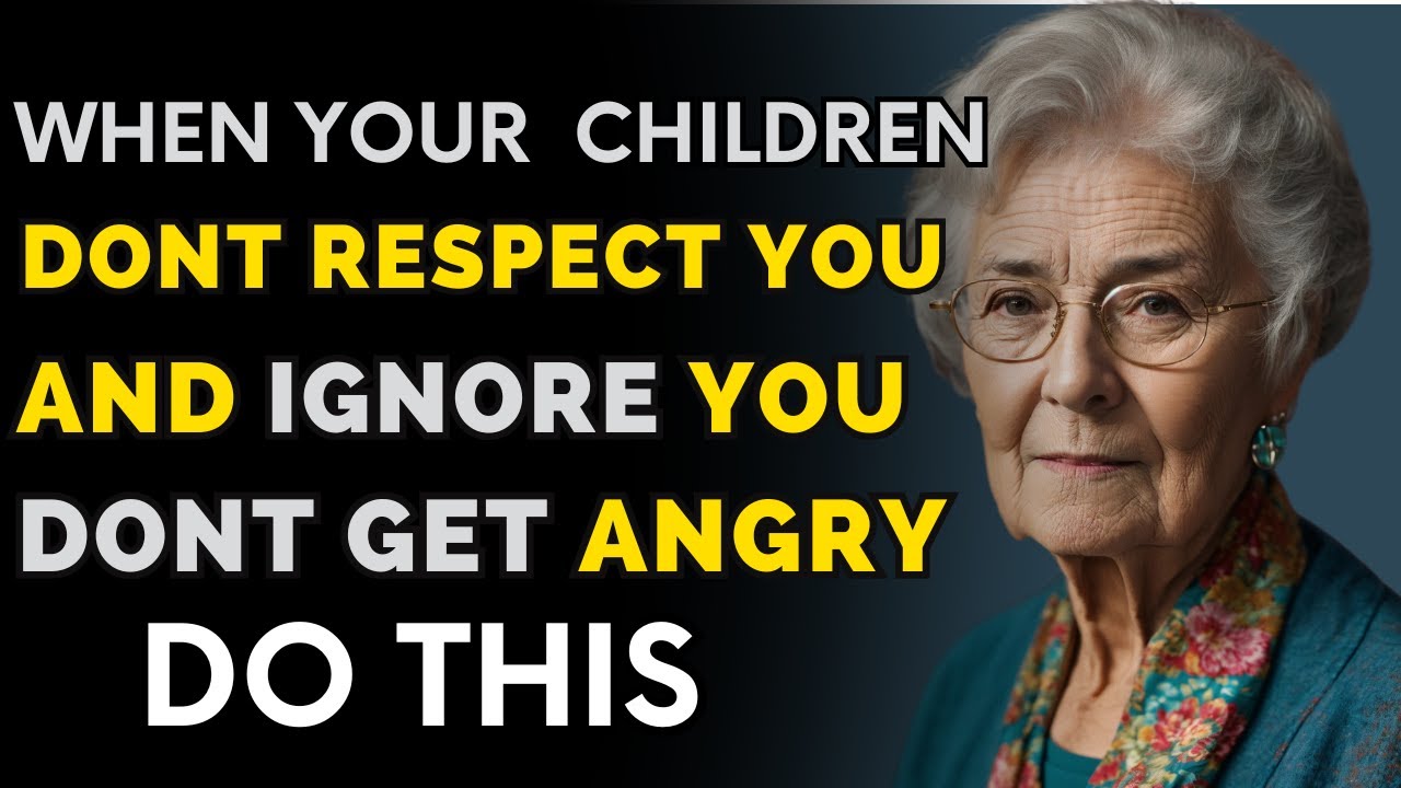 When You Grow Old: If Your Children Don’t Respect or IGNORE YOU, Stay CALM and DO THIS