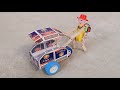 How To Make A Rickshaw Van With Robot Matchbox Craft Diy Toys