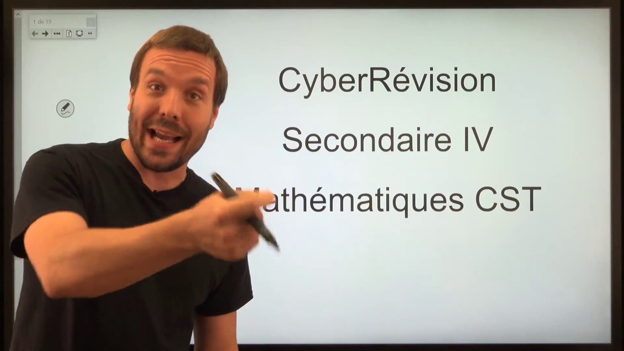 CyberRévision (2018) | Examen du ministère de secondaire 4 (CST)