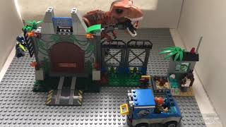 LEGO Juniors Побег Ти-Рекса 150 деталей (10758) - відео 4