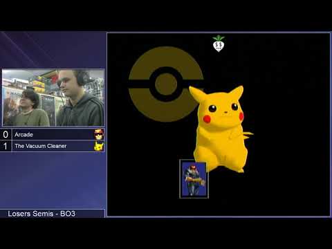 GSS 111 SSBM - Arcade (C. Falcon) vs. The Vacuum Cleaner (Pikachu) - Melee LSF