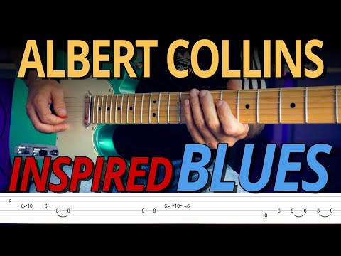 Sweet Minor Blues with TABS in the style of Albert Collins
