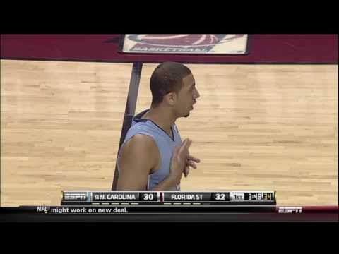 Kendall Marshall half-court bounce pass to John Henson