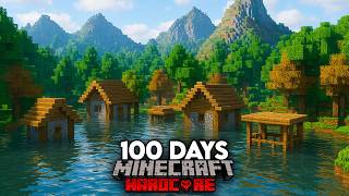 I Survived 100 DAYS in a Natural Apocalypse in Minecraft Hardcore