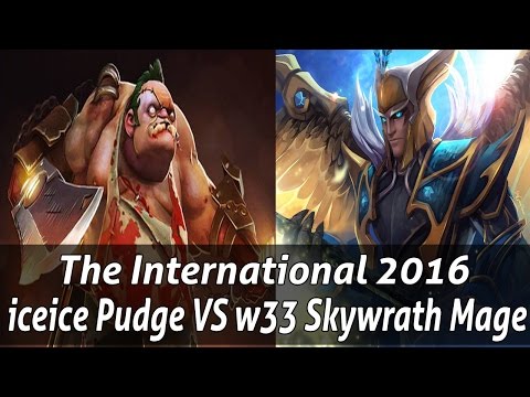 iceice pudge vs w33 Skywrath Mage grand finals The International 2016