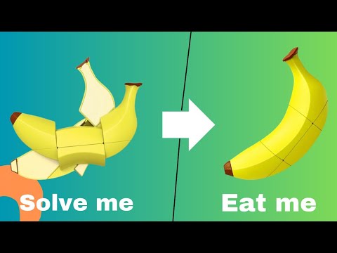How to solve banana cube🍌 // easy method