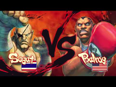 Street Fighter 4 - Sagat vs Balrog (MEDIUM HARD)