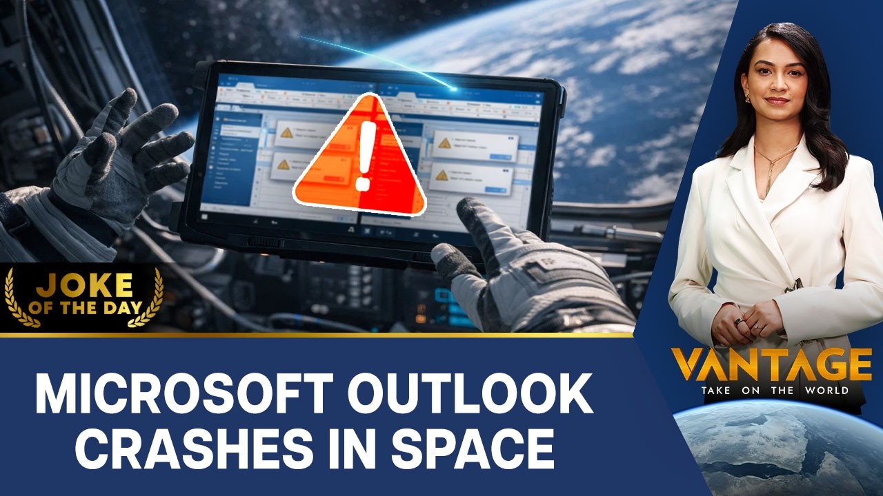 Artemis II Astronauts Hit by Microsoft Outlook Failure | Vantage on Firstpost | N18G