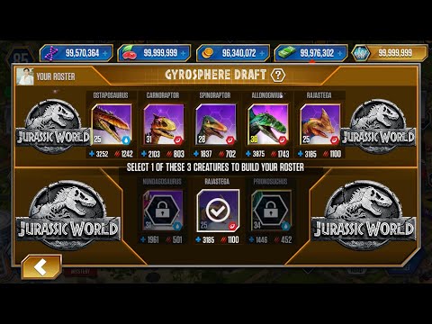 GYROSPHERE VICTORY PACK - CODE 19 ACROCANTHOSAURUS - JURASSIC WORLD THE GAME