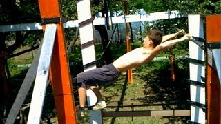 preview picture of video 'Double Salmon Ladder ダブルサーモンラダー Czech Ninja Warrior - Sasuke training'