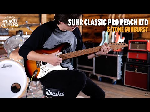 No talking...Just Tones | Suhr Classic Pro Peach LTD - HSS Maple 3-Tone Sunburst