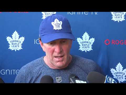 Maple Leafs Practice: Mike Babcock - December 12, 2018
