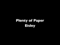 Eisley: Plenty of Paper