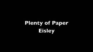 Eisley: Plenty of Paper