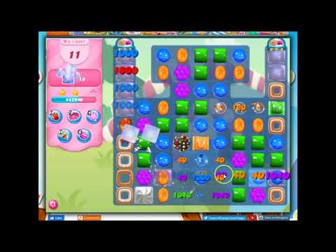 Candy Crush Level 3657 Talkthrough, 29 Moves 0 Boosters