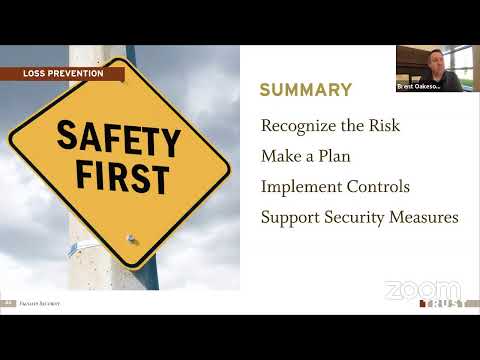 Facility Security LOSS PREVENTION WEBINAR
