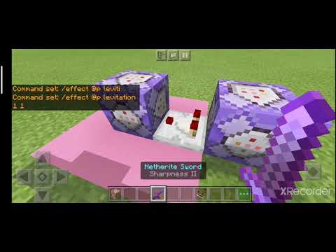 how to make levitation sword in Minecraft pe no mods and addon!