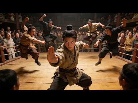 恶霸嚣张过头，下秒就被功夫小子当场暴揍！#kungfu #movie #中国电视剧