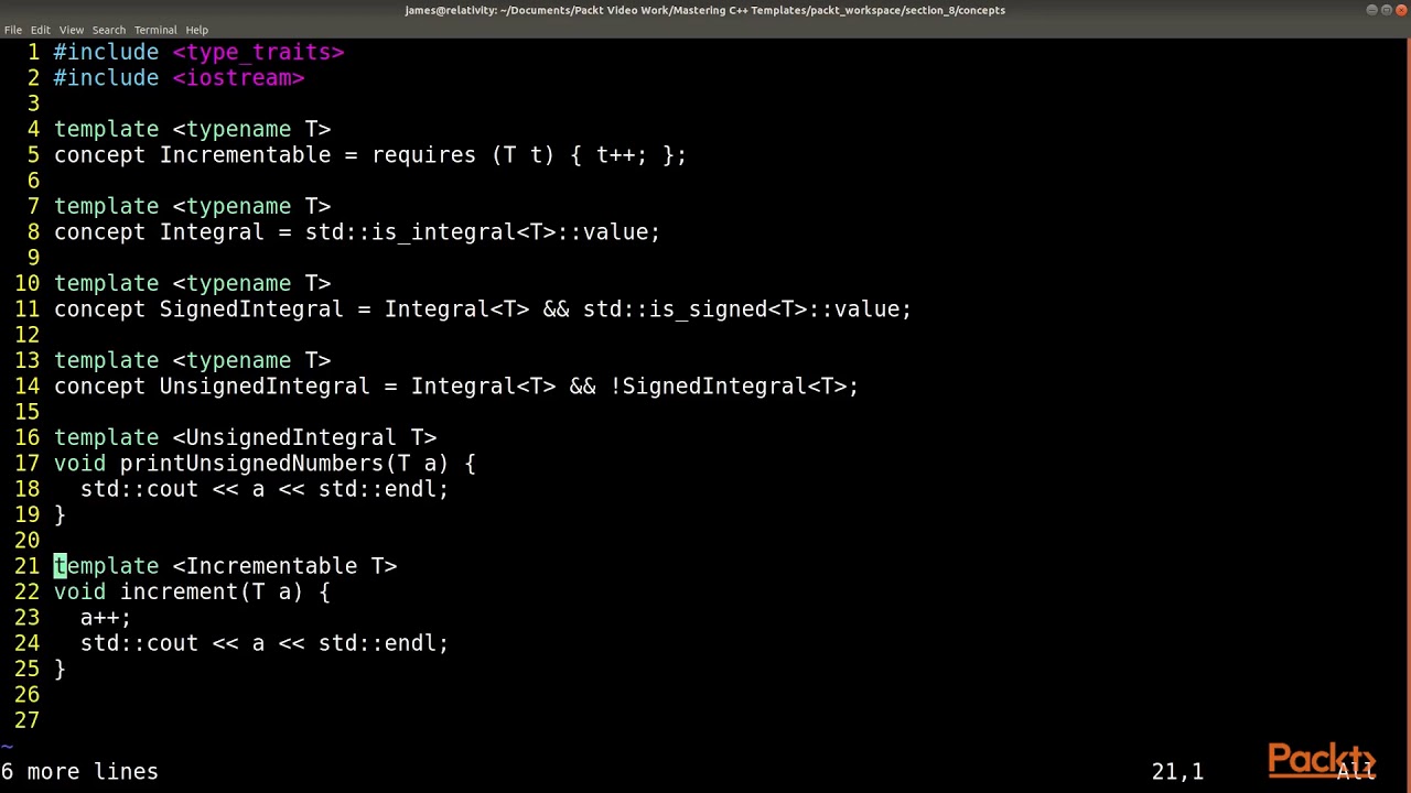 C++ Standard Template Library in Practice : Concepts | packtpub.com