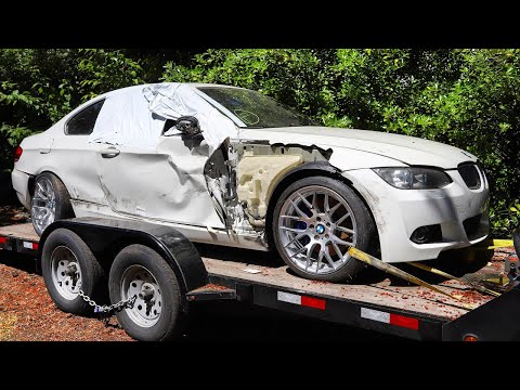 I Bought Kyle a TOTALLED 2008 BMW 335I at AUCTION for $2300!!