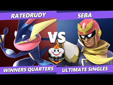 GOML NA Open USA South Winners Quarters - RatedRudy (Greninja) Vs. SEBA (Falcon) Ultimate SSBU