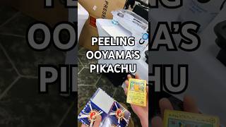 Peeling a vending series Ooyama’s Pkachu in 2026?! #pokemon #pikachu #tcg