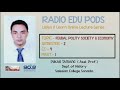 FEUDAL POLITY SOCIETY ECONOMY PART 1 PUKAR TAMANG SCS