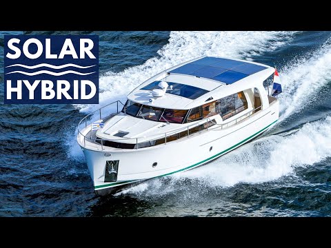 GREENLINE 40 Solar Electric Hybrid Silent Eco Yacht Tour, Tech Talk & a Sea Trial
