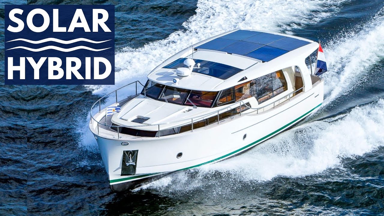 GREENLINE 40 Solar Electric Hybrid Silent Eco Yacht Tour