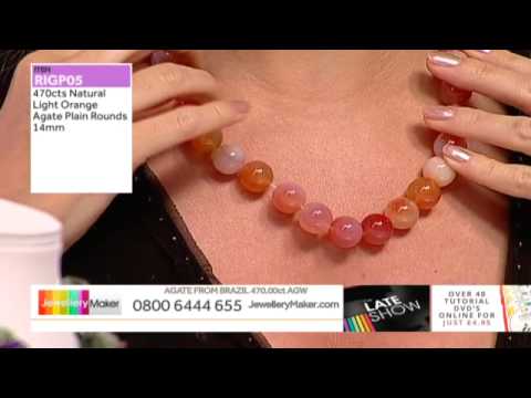 Emerald and Sapphires for jewellery making: JewelleryMaker late show LIVE 06/07/2014