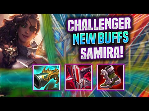 KOREAN CHALLENGER IS INSANE WITH SAMIRA NEW BUFFS! - Korean Challenger Plays Samira ADC vs Lucian! |