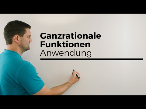 Ganzrationale Funktionen, Anwendung, Sachzusammenhang, Polynomfunktionen | Mathe by Daniel Jung