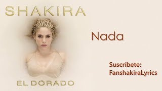 02 Shakira - Nada [Lyrics]