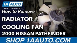 How to Replace Radiator Cooling Fan 96-00 Nissan Pathfinder