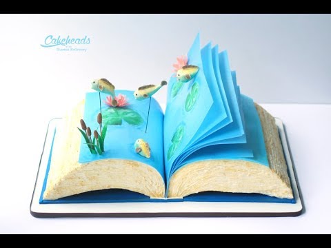 Fish, Cattails & Water Lily Tutorial (For cake decoration)