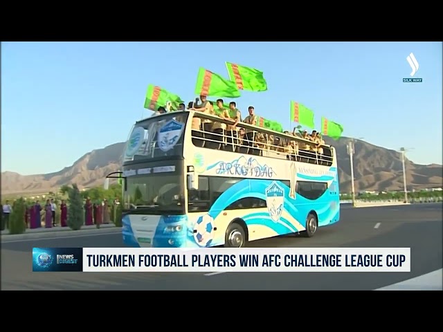 Turkmen football players win AFC Challenge League Cup