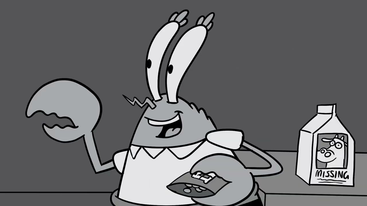 The Office with Mr. Krabs and Carl.