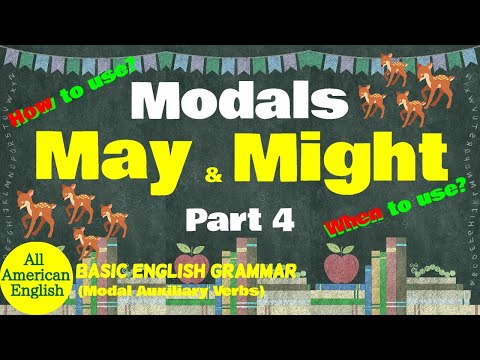 MAY vs MIGHT | What's the difference? | Essential English Grammar | Modals #4 | All American English