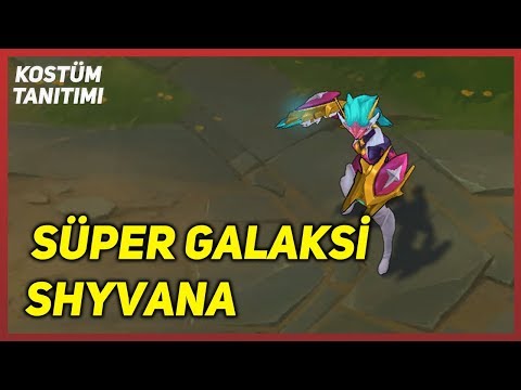 Super Galaxy Shyvana (Skin Preview) League of Legends