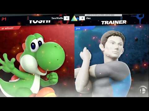 Ascension VI SSBU Intermediate Winners Quarters- TacoWaffle (Yoshi) vs Jinx (Wii Fit Trainer)