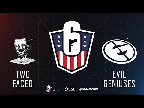 Two Faced vs. Evil Geniuses | Rainbow Six: US Nationals - 2019 | Stage 3 | Week 2 | Western Conferen