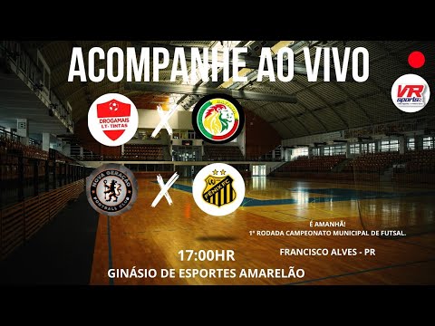 1º RODADA CAMPEONATO DE FUTSAL Fco. Alves - PR.