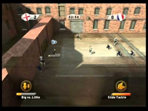 FIFA 11 (Wii) Gameplay: England vs France | Street Match