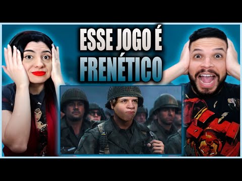 SÓ BALA NO DIA D! - Call of Duty WW2 | Games EduUu (REACT)