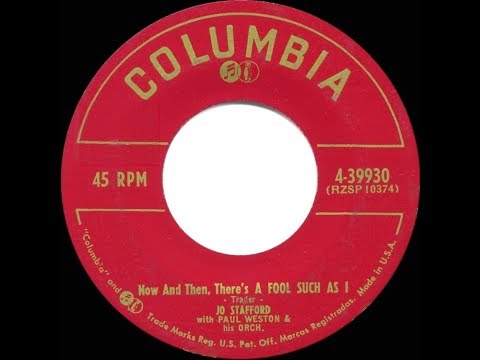 1953 HITS ARCHIVE: A Fool Such As I - Jo Stafford